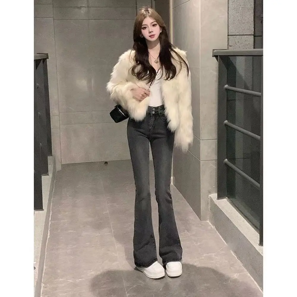 

Baggy Jeans Y2K Woman High Street Vibe New European Style Trendy Black Denim Fashionable Unique Oversized Long Blue Gray Dark