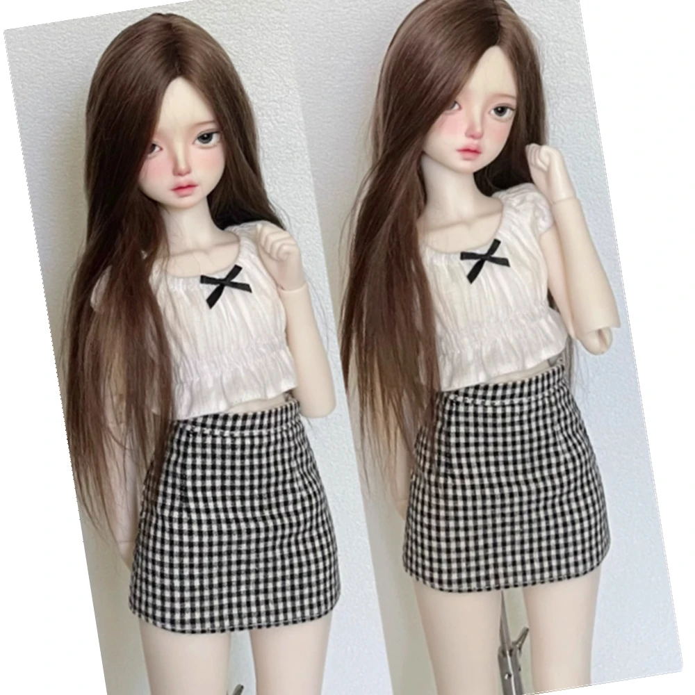 ตุ๊กตาอุปกรณ์เสริม Ball jointed 1/4 MSD สาวหญิงตุ๊กตา bjd เสื้อผ้ากระโปรง Tww01