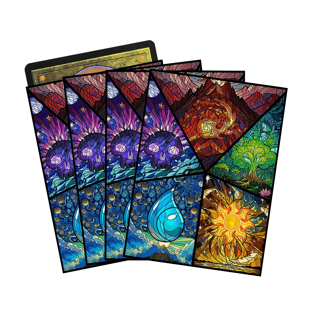 60 Stück 66 x 91 mm Anime-Kartenhüllen, Brettspiel, innere Sammelkarte, kompatibel mit/MGT/PTCG/PKM-Spielkarte, die besten Geschenke, Festival – Detail 6