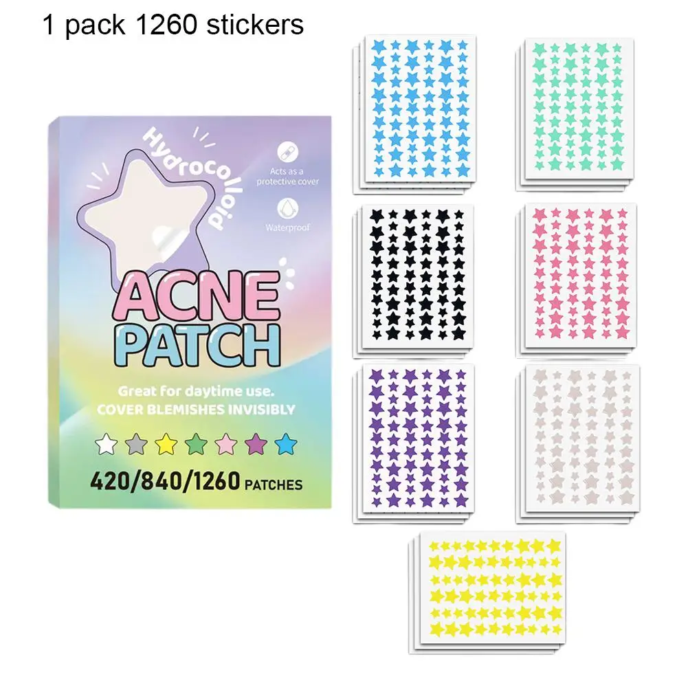 Hydrocolloid Acne Patch Concealer Patch Fade Acne Blackheads And Closed Waterproof Breathable Acne Skin Patch Makeup Tool