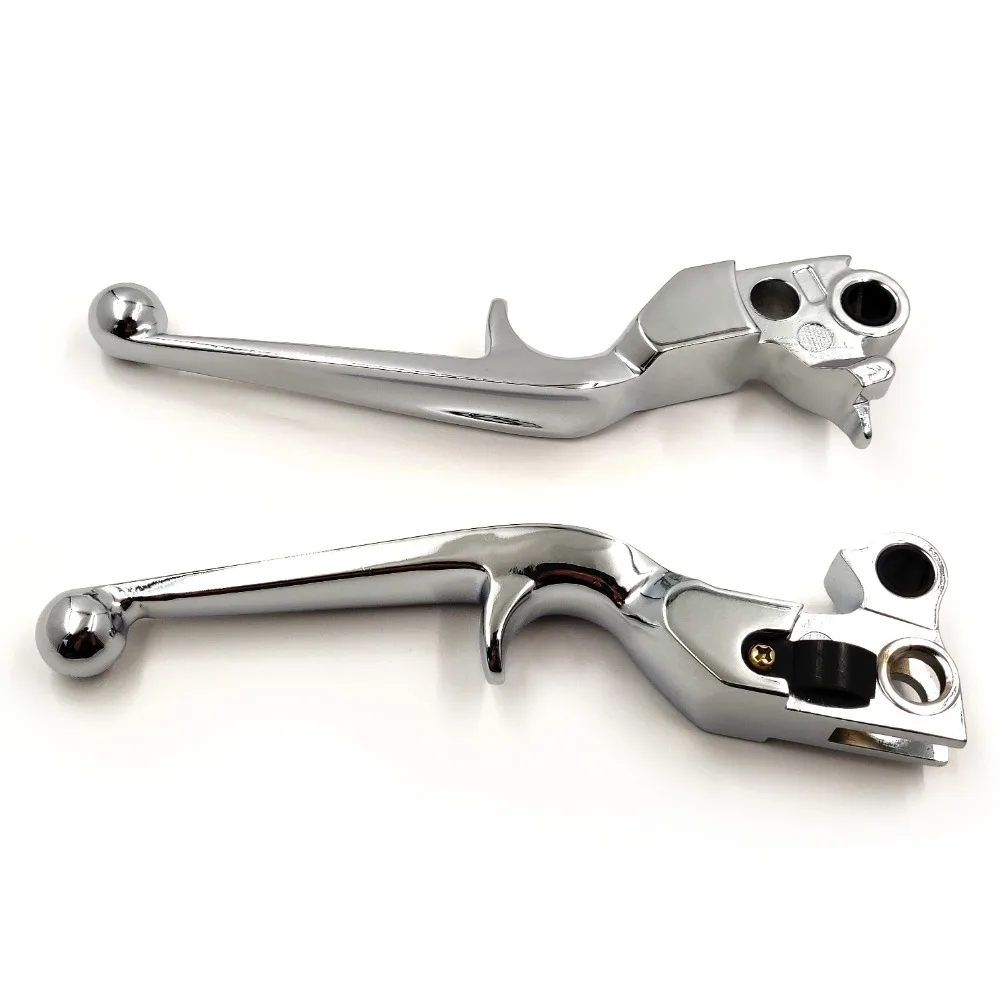 Motorcycle Accessories Brake Clutch Lever For Harley Davidson XL Sportster 883 1200 Softail CHROMED