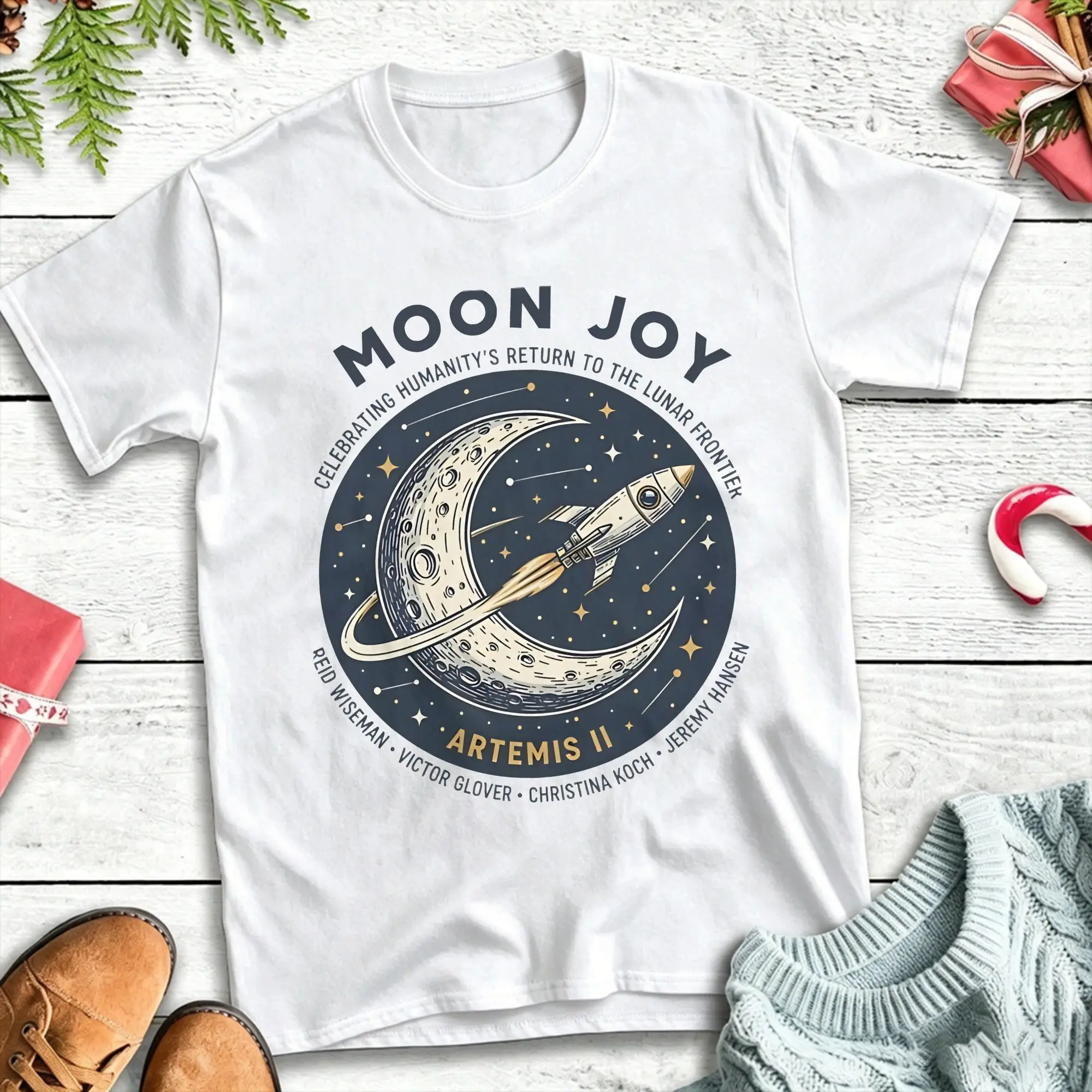 Oversized T-Shirt Copy Moon Joy Artemis Cotton T Shirts  Hipster Tee Shirt for Male Summer Y2K Retro Casual Short Sleeve Tees