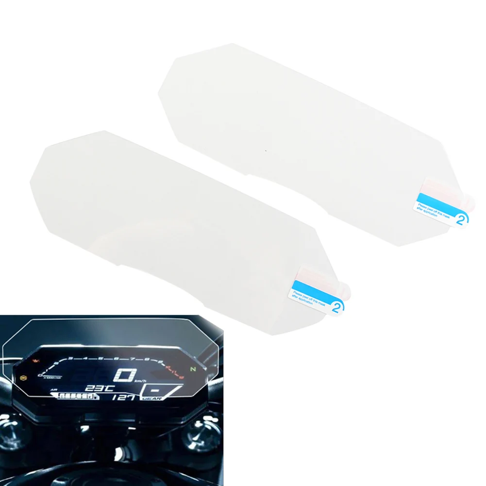 For Yamaha MT07 FZ-07 2021 2022 Speedometer Dashboard Screen Protector Film Cover Motorcycle Accessories 2Pcs/Set