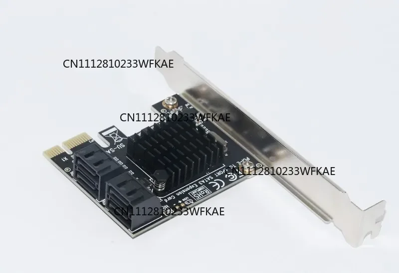 Marvell 88SE9215 PCIE to SATA Card PCI-E Adapter PCI Express to SATA3.0 Expansion Card 4Port SATA III 6G for SSD HDD IPFS Mining