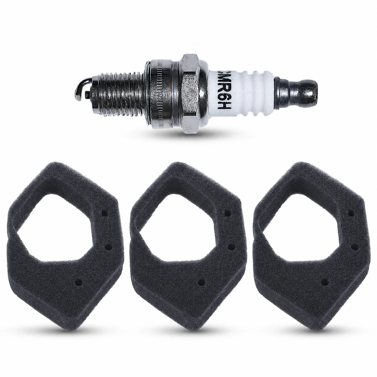 531008693 Replacement Part + CMR6H Spark Plug for Husqvarna AYP Craftsman Jonsered McCulloch Poulan Poulan Pro Weed Eater Kit