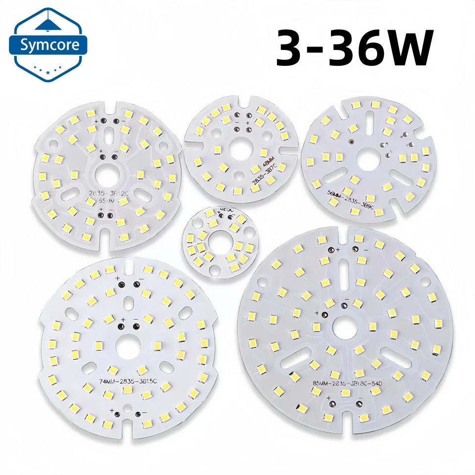 

High Power Light Board 3W 5W 7W 9W 12W 15W 18W 24W 36W Lamp Beads SMD2835 Lamp Panel LED Chip For DIY LED Bulb Light