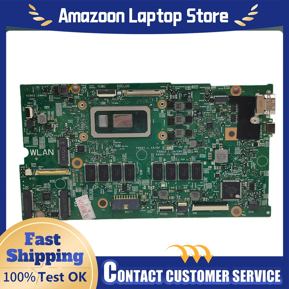 

For Dell Latitude 3400 3500 Notebook Mainboard 17938-1 0K3FRD 0X7J0V I3-8145U I5-8265U Laptop Motherboard Tested OK