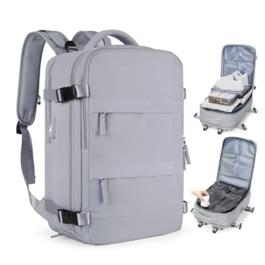 

Вакуумный рюкзак для путешествий с насосом Vacpack Travel Backpack with Vacuum System Mochila de Viaje Compresion al Vacio Easyvacpack Ai