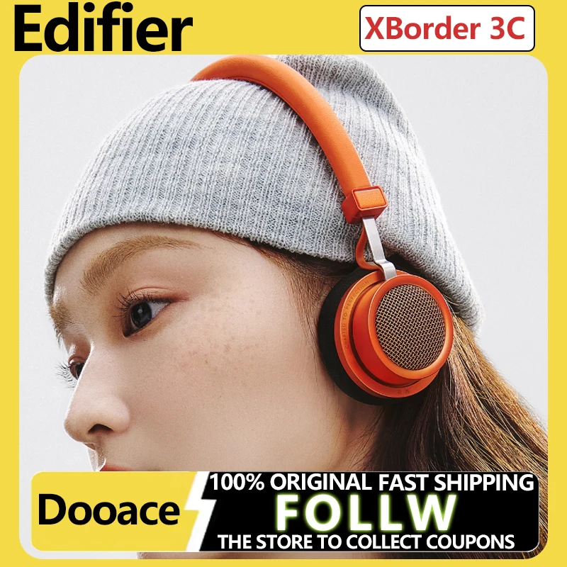 

Edifier Dooace Ретро наушники с креплением на голову Bluetooth Беспроводные легкие спортивные музыкальные наушники с шумоподавлением Подарок для девочек