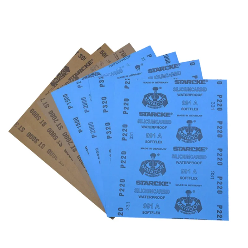 Polishing Sanding Wet/dry Abrasive Sandpaper 60Grit~7000Grit for Furniture Automotive. Craft Finish Polishing Sanding Paper