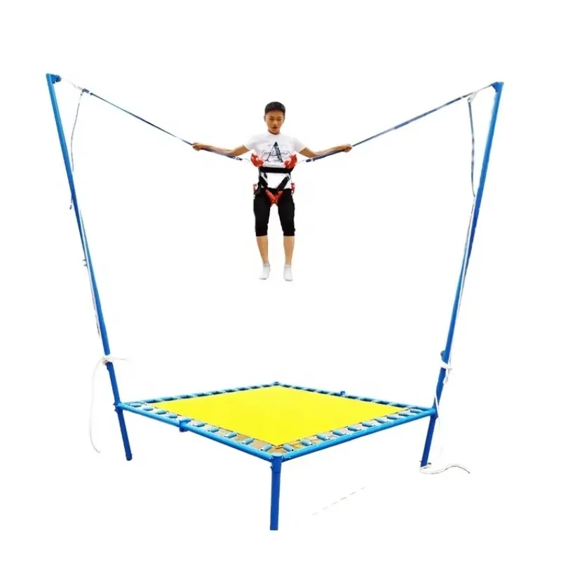 Hand Operated Foldable PVC Spring Trampoline Outdoor Kids Playground Equipment 2026
