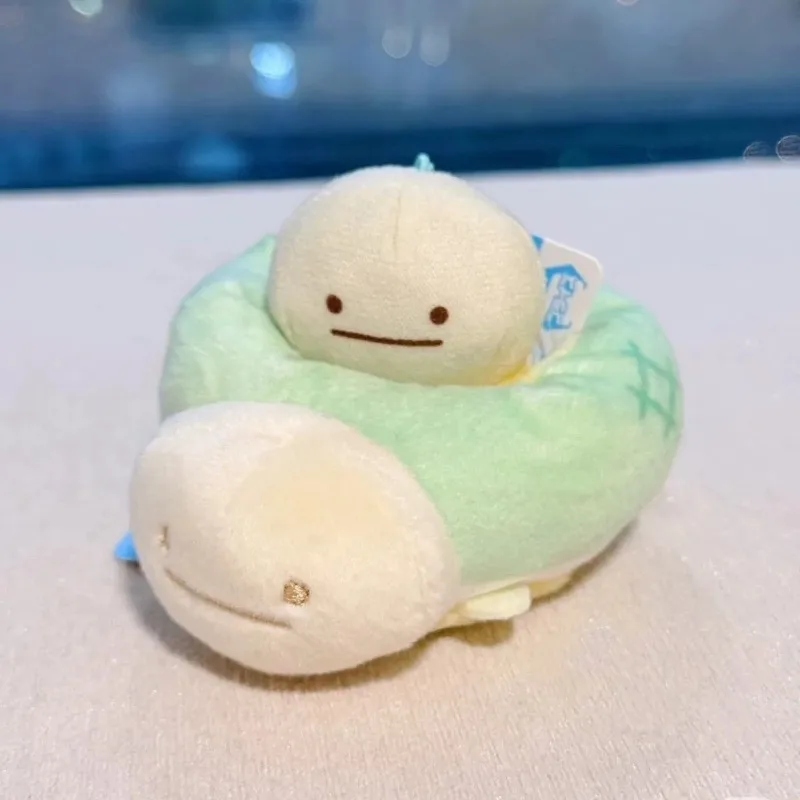 Kawaii San-x Sumikko Gurashi Turtle Supermarket Series plush keychain cuteTurtle Stuffed Plush Toy Cartoon Animal Toys girl Gift
