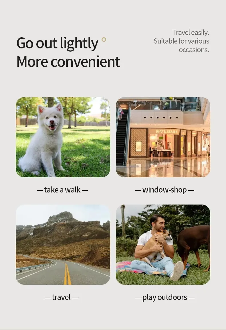 2026 New Separable Pet Stroller, Portable One Click Recycling Cat Stroller, Universal Lightweight Baby Stroller for Travel