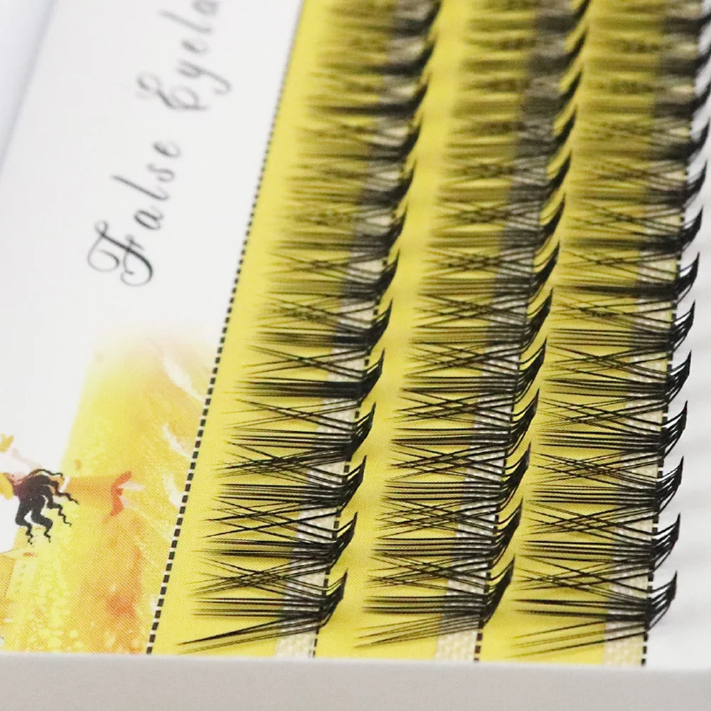 

New 20D L Shape Clusters Eyelash Soft Eyelash Bunches 3D Russian Volume Individual Lashes Natural Eyelash Extension Makeup Tool