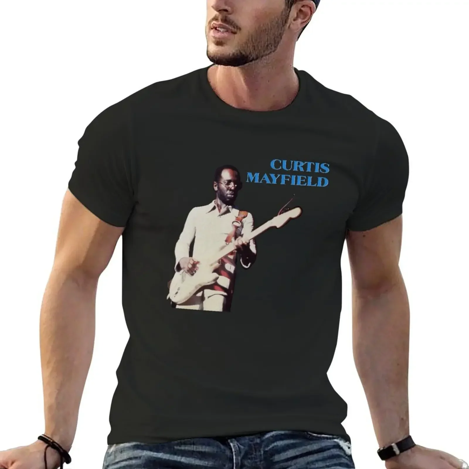 Funk Music The Very Best of Curtis music Mayfield and The Impressions Classic T-Shirt boys whites shirts men