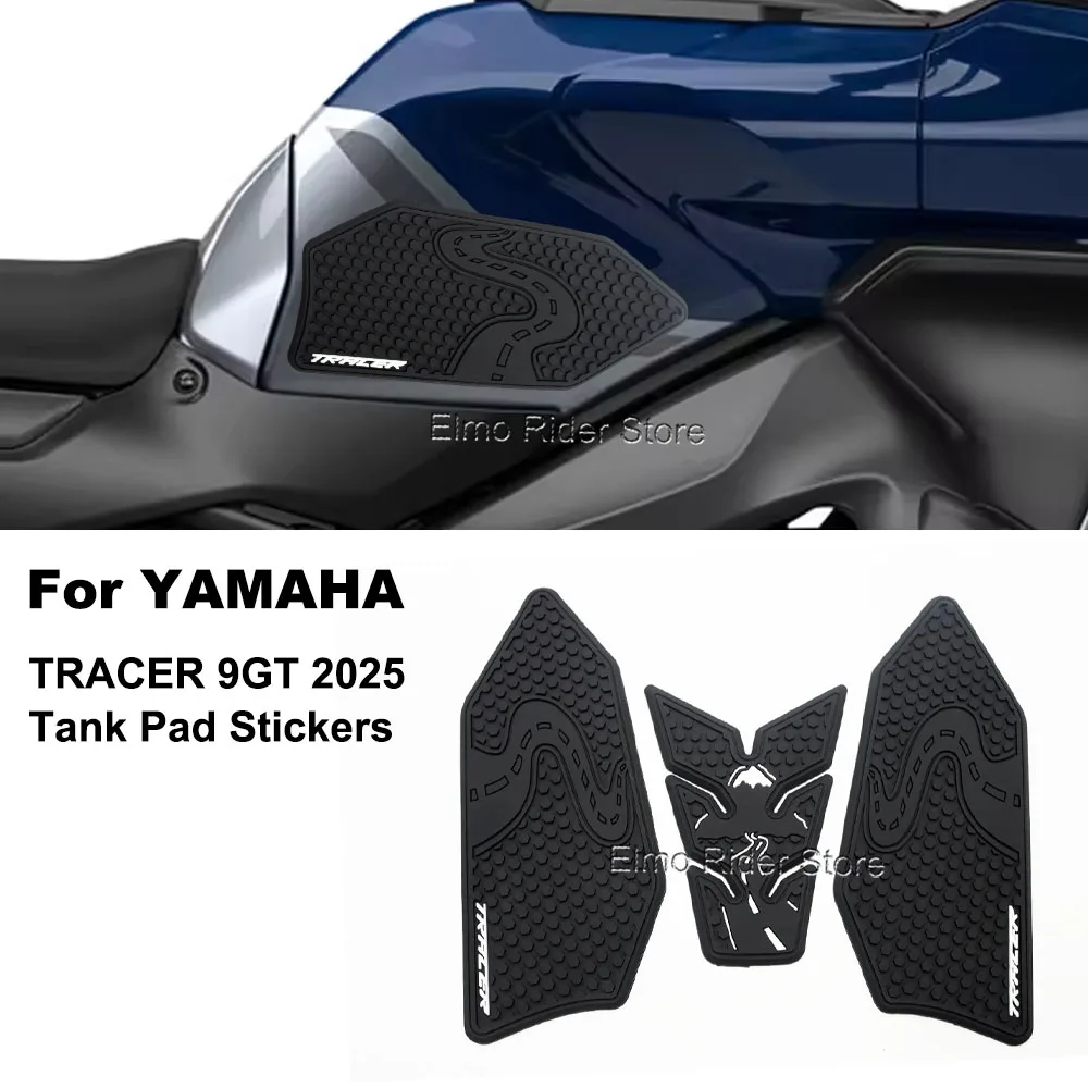 

Tracer 9 для Yamaha Tracer 9 GT 2025, наклейка на мотоцикл, защитные наклейки на топливный бак, водонепроницаемая и противоскользящая резиновая защита