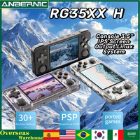 ANBERNIC RG35XX H 256G 300+PSP GAMES Handheld Game Console 3.5 INCH IPS Screen Output Linux System Retro Video Simulator Console