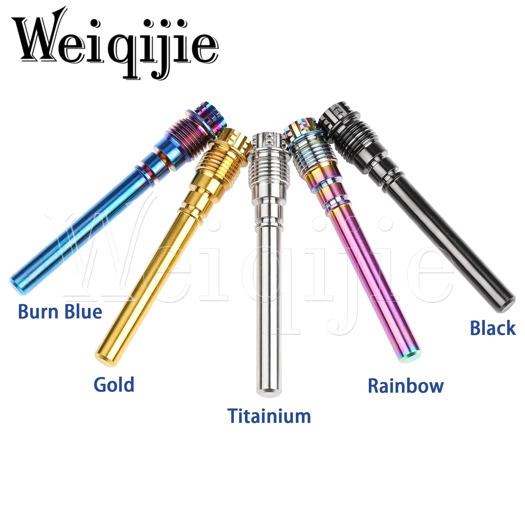 Weiqijie Titanium Bolt Flower Head Screw Waterbird Brake Pins for Motorcycle Oil Pan Disc Brake Bolt Caliper Guide Pin