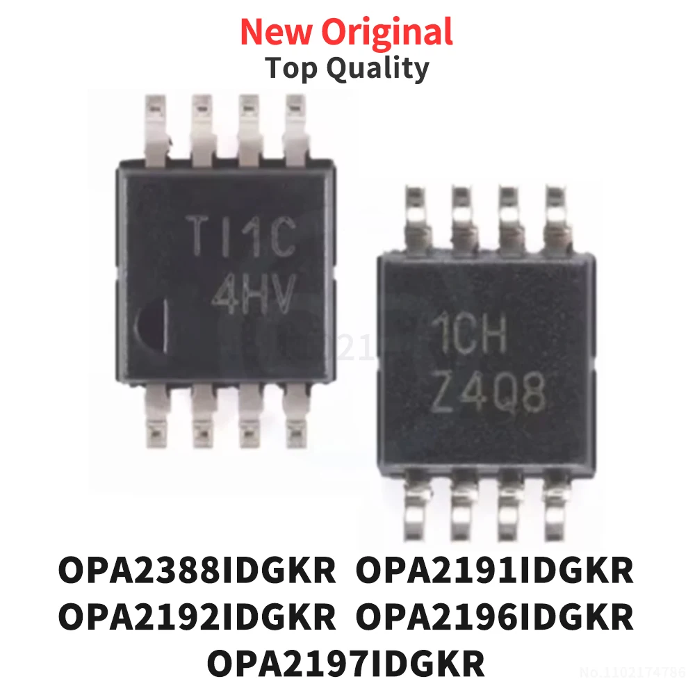 

(1 Piece) OPA2388IDGKR OPA2191IDGKR OPA2192IDGKR OPA2196IDGKR OPA2197IDGKR VSSOP8 New Original IDGKT 1D36 2191 OVLM 2196 4HV