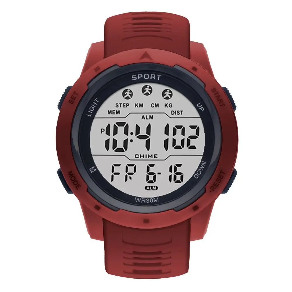 High Quality Casual Sports Watch Simple Night Glow Digital Watch Large Screen Electronic Watch Outdoor Sports