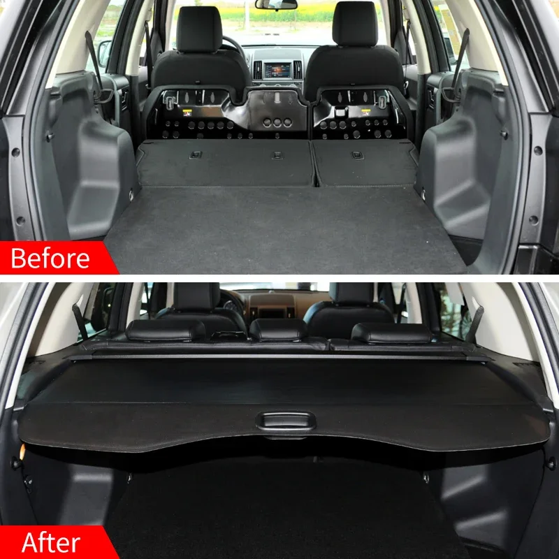 For Land Rover Freelander Car Trunk Luggage Security Shade MK2 2008-2015 Retractable Trunk Cargo Cover