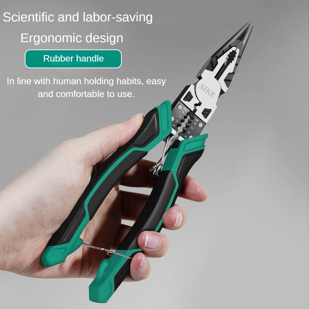 Imagem -04 - Multi Fio Diagonal Funcional Descascamento Apontou os Alicadores do Nariz Labor-saving Winding Crimping e Shearing Categoria Industrial