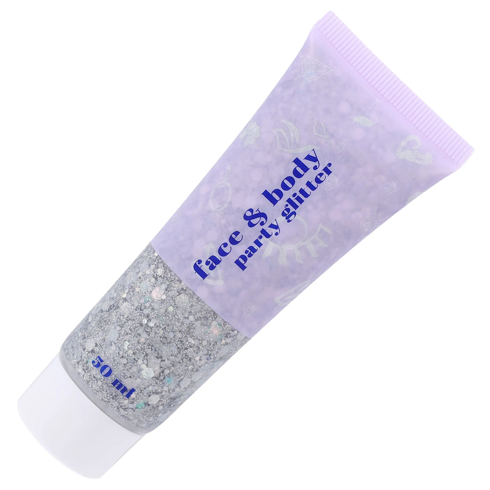 

50Ml Body Glitter Gel For Face Hair Nail Makeup Festival Women Shine Liquid Sequins Decorative Safe Skin-Friendly