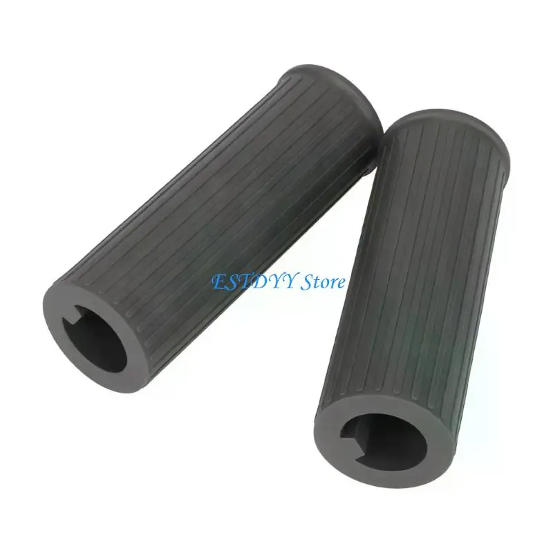 G6DE 1Pair Electric Scooter Handle Grip Sleeve Nonslip Silicone Handlebars Grip