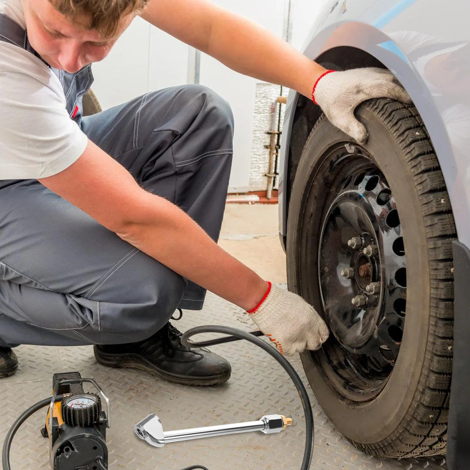 

Multi-Function Tire Air Chuck For Car Bicycle Motorcycle Tire Inflator Air Compressor Accessories Heavy Duty Head Inflation Kits