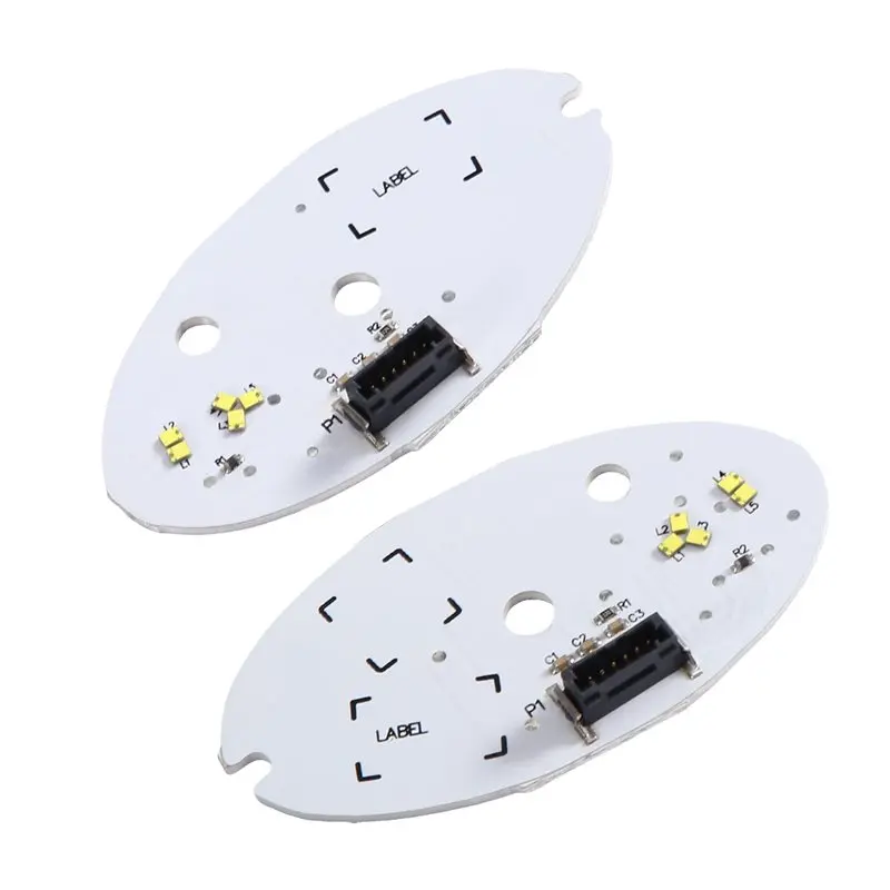 For Jeep Compass 2020-2022 Facelift White DRL LED Daytime Running Light Board Module Car Accessories-T48C