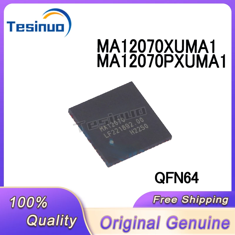 1/PCS New Original MA12070XUMA1 MA12070 MA12070PXUMA1 MA12070P QFN64 2*80W audio power amplifier chip In Stock