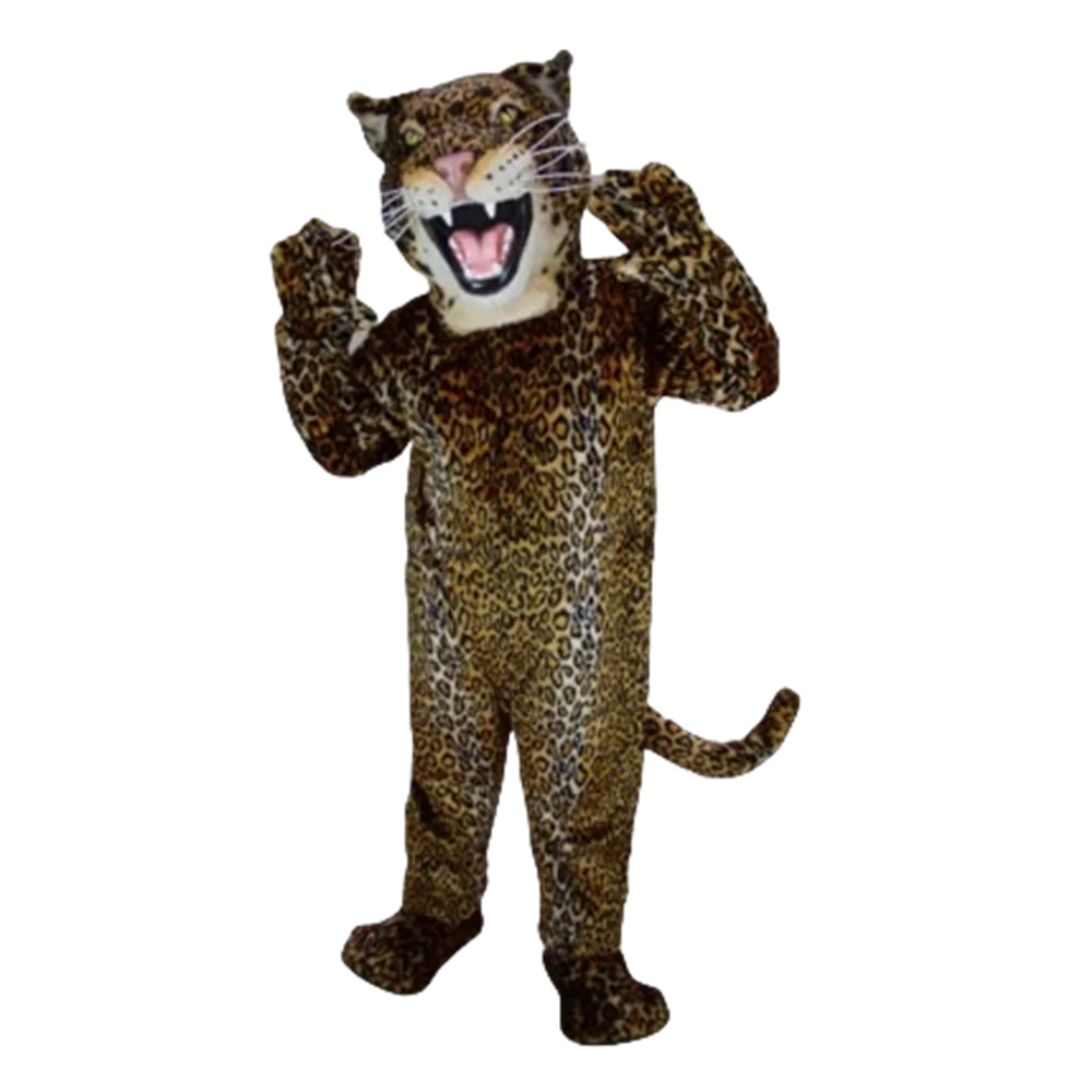 Mean Jaguar Mascot Costume Adult Size Party Theme Wild Animal Beast Mascotte Outfit Fit Suit Fancy Dress EMS Free Ship SW945