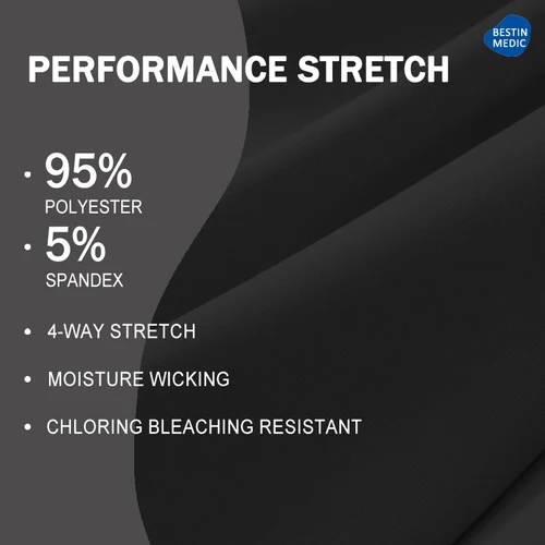 Imagen 2 del producto Bestin-Conjunto exfoliante de médico y enfermera para hombre y mujer, traje de cirujano de poliéster y LICRA, ropa de dentista, uniformes hospitalarios para mascotas S21