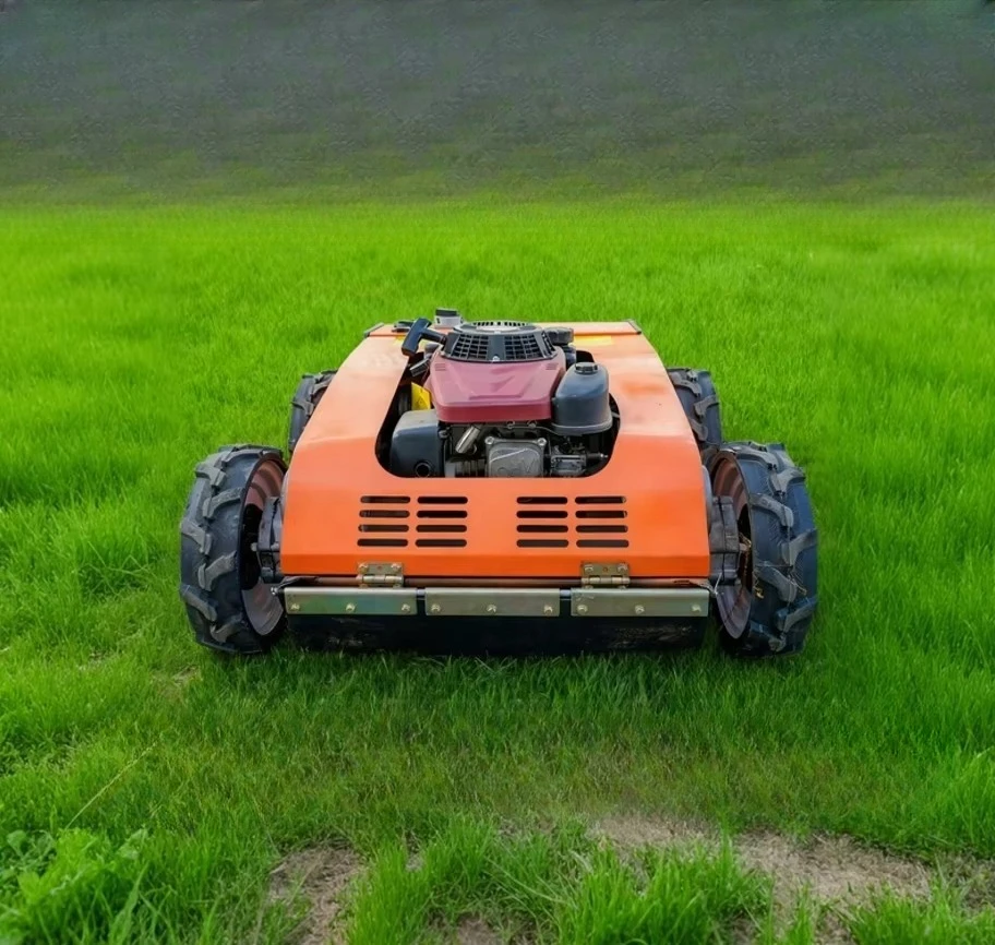 2026 CE China Manufactured 196cc Single Cylinder Industrial Remote Control Zero Turn Self Propelled 7.5HP 550mm Lawn Mower Farm