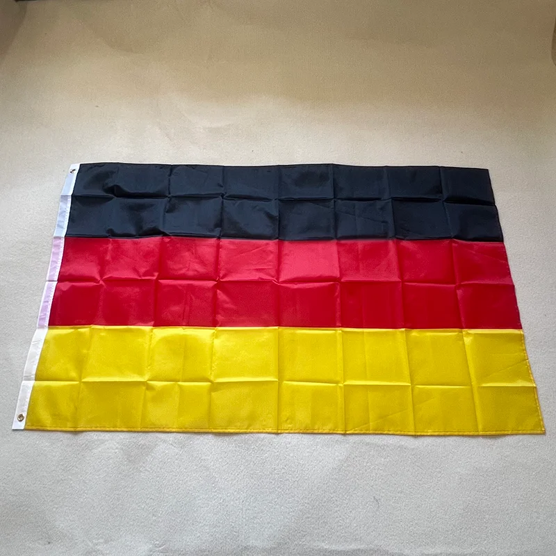 YI XIN Flag  germany flag 90x150cm hanging polyester black red yellow de deu german Deutschland germany flag for decoration