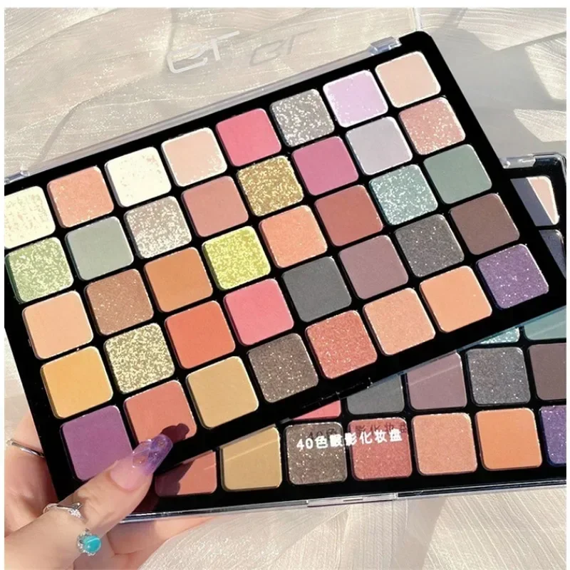 Original WUTUOBANG 40 cores paleta de sombra perolado brilho shimmer longa duração à prova d'água olho sha
