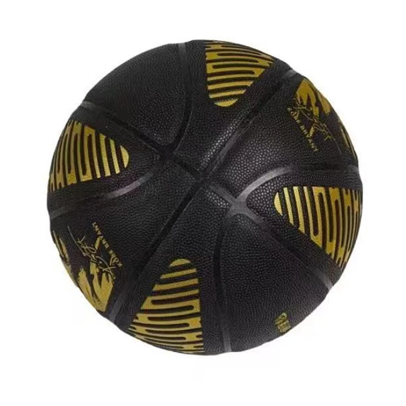 Black Basketballs Size 7 Outdoor Indoor Match Training Balls for Youth Woman Man Standard Basketball