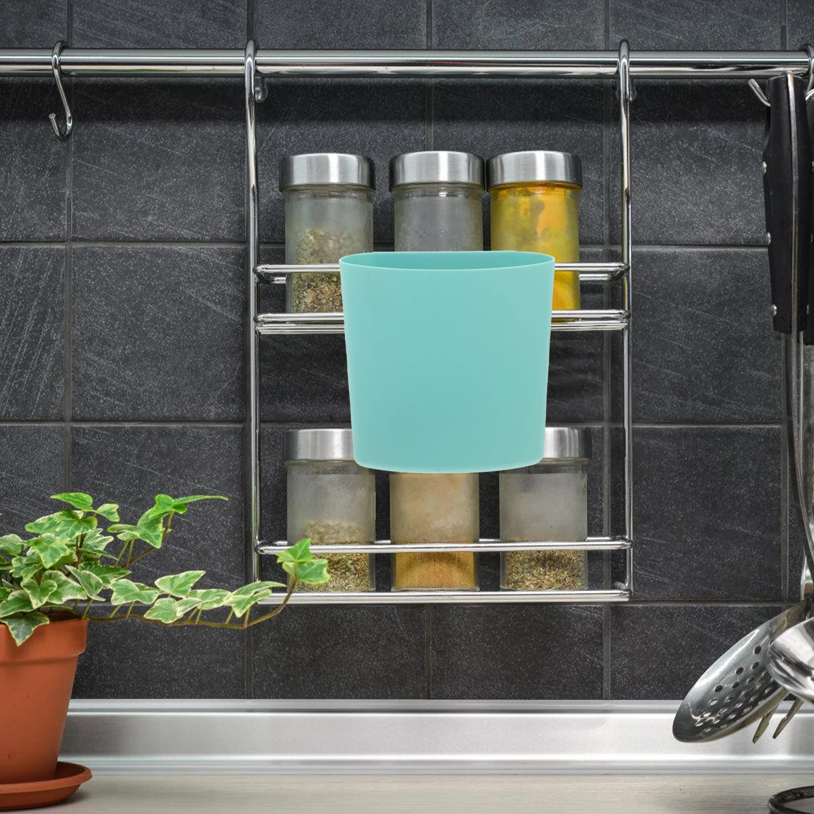 

4 Pcs Cup Holder Shelf Hanging Basket Containers for Rolling Cart Shopping Storage