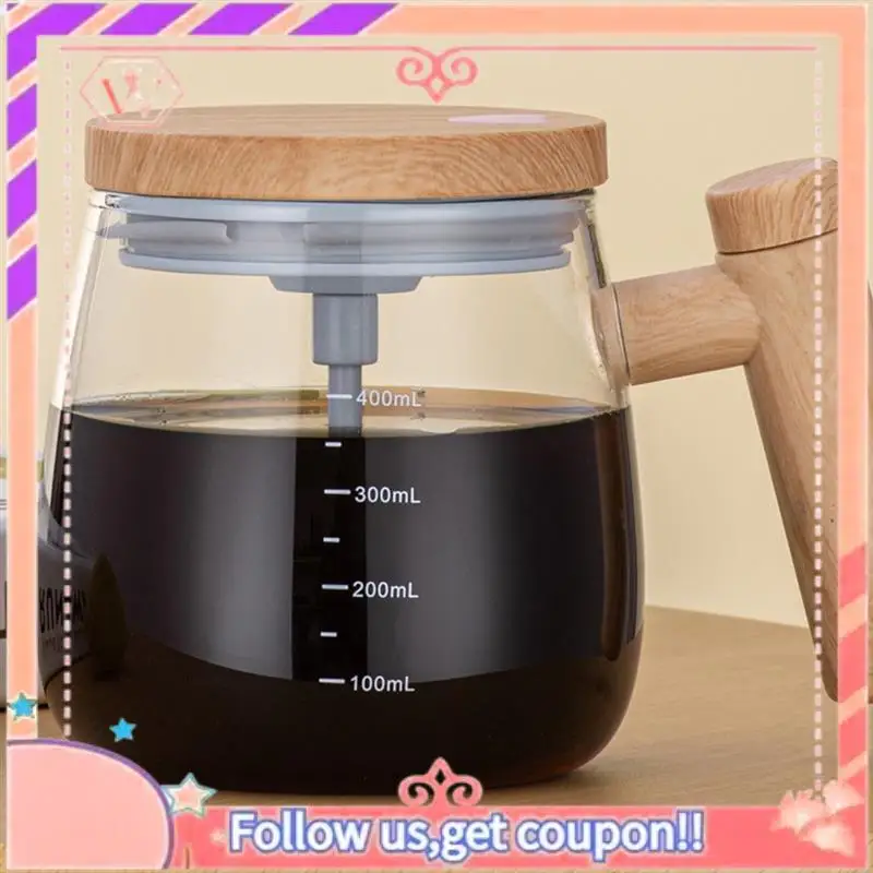 Upgraded Self Stirring Mug Electric High Speed Mixing Cup Self Stirring Coffee Mug Glass Automatic Stirring Cup For Coffee