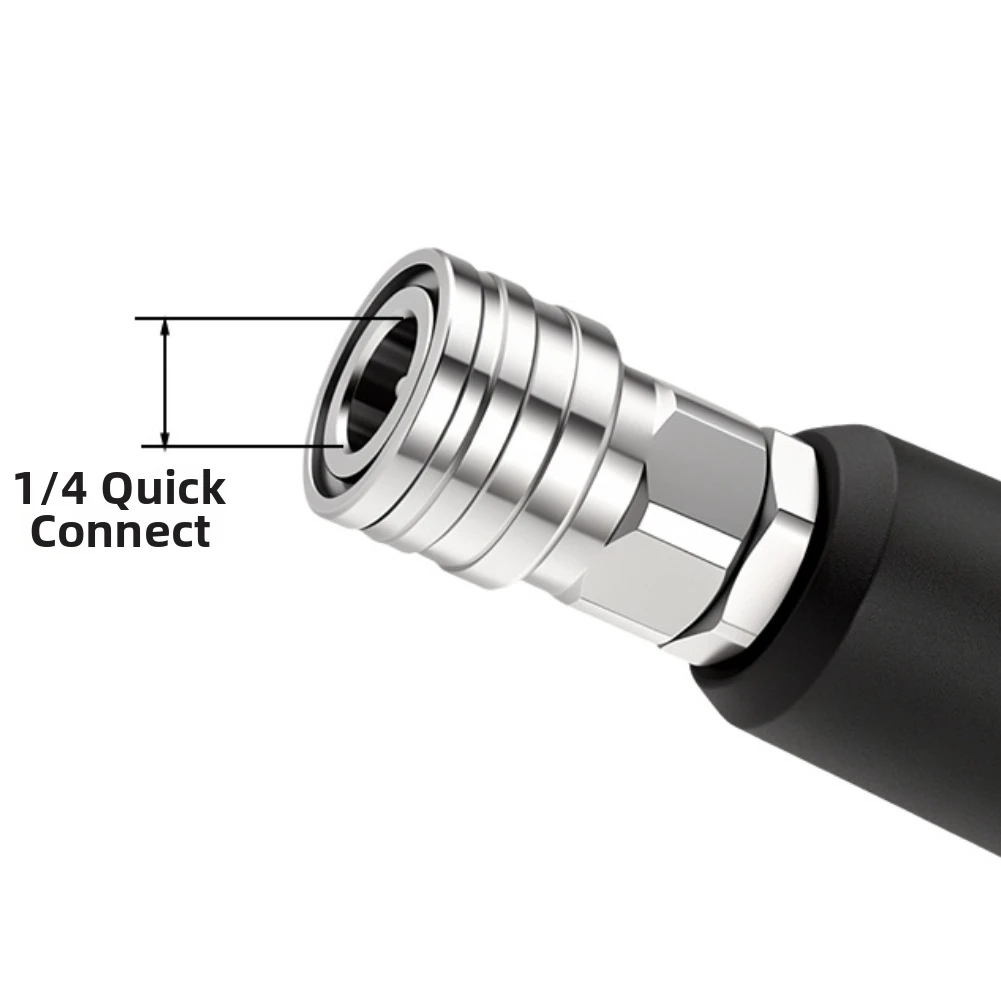 Adjustable Water Jet Quick Connect Sprayer 10 Meter Range Metal Alloy Construction Brass Fitting For Car Washing