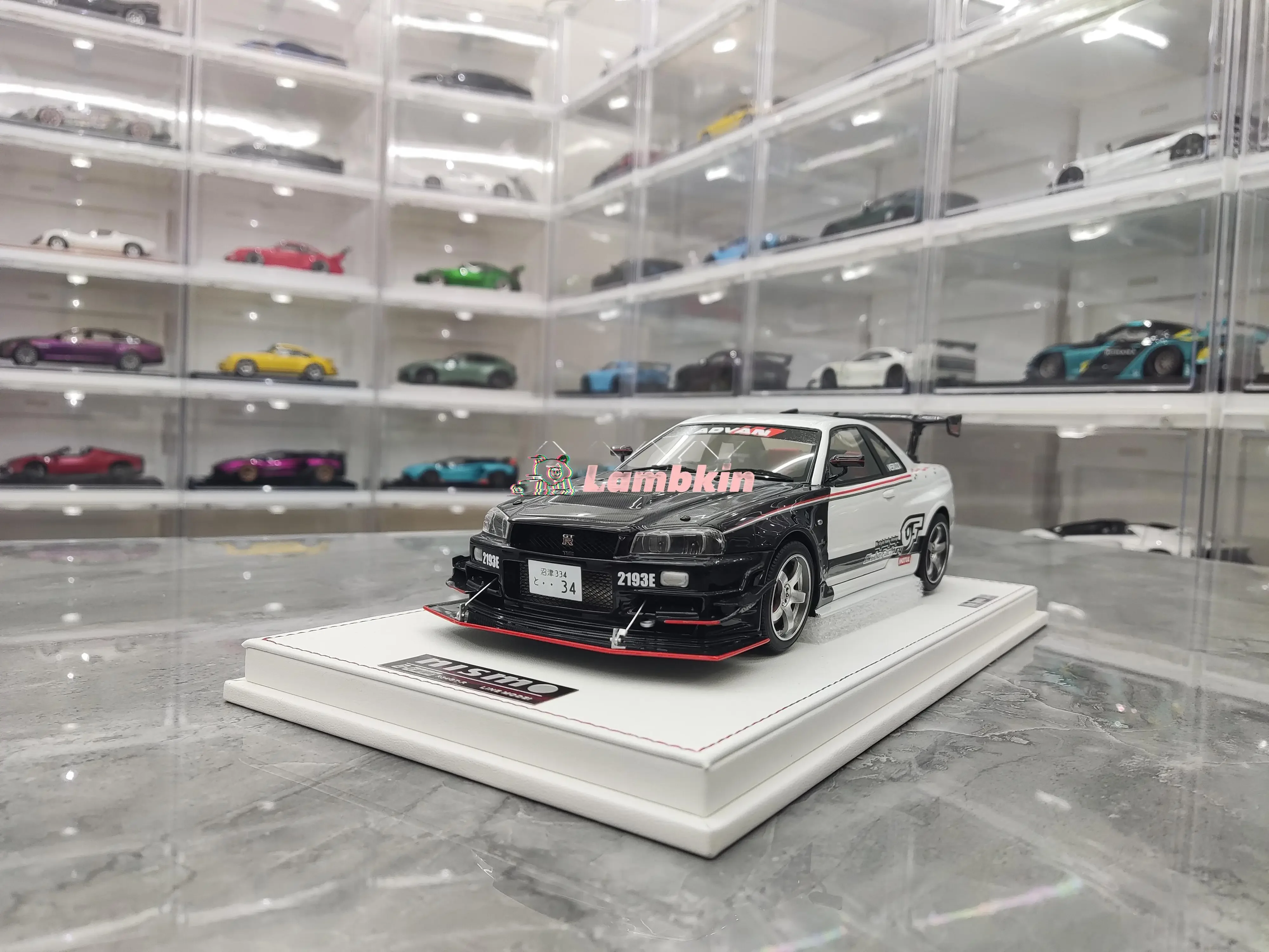 LINE MODEL 1/18 For GTR R34 Skyline Limited Edition Simulation Resin Car Model Collection