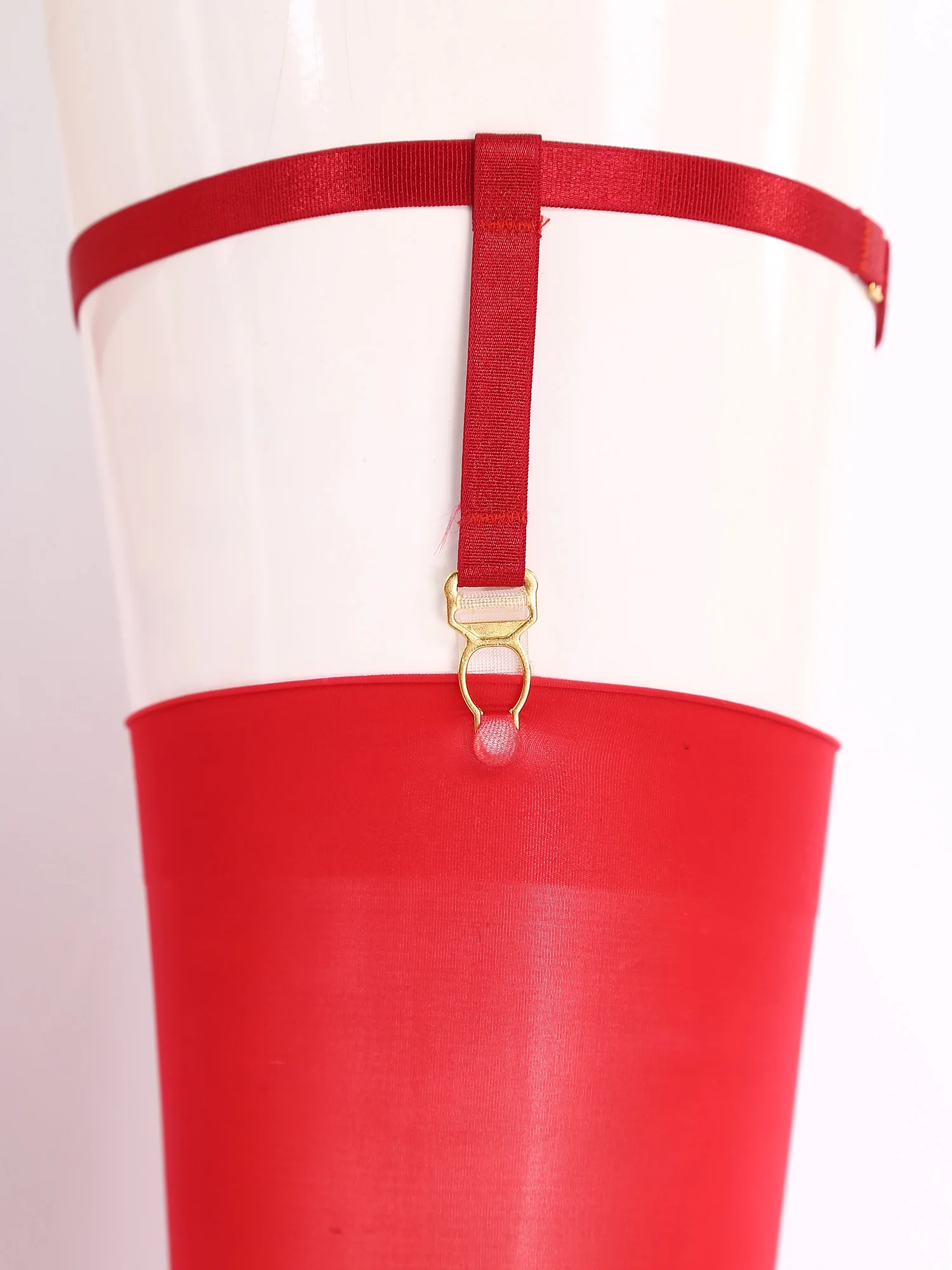 섹시한 남성 란제리 광택 시스루 스타킹 허벅지 밴드 포함 광택 시스루 신축성 허벅지 하이 삭스 시시 스타킹