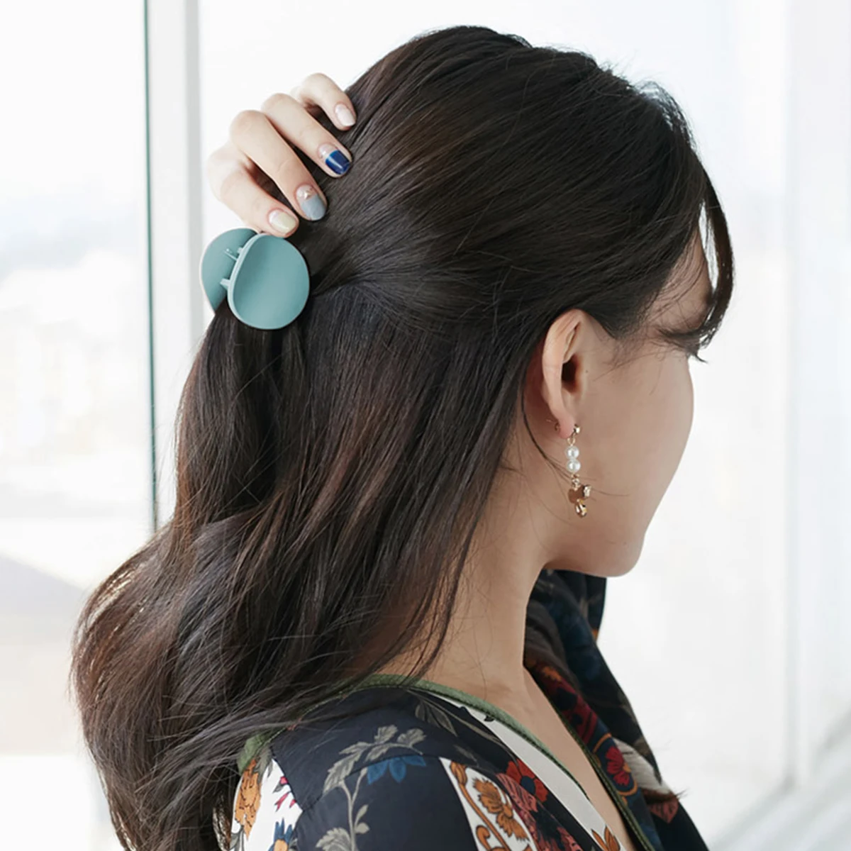 

10Pcs Frosted Round Resin Hairpins Acrylic Hair Clips Durable Styling Tools for Women Girls Hair Accessories Resin Hairpin