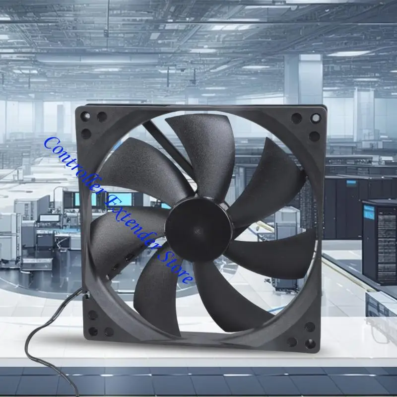 N84b 180mm 12v مروحة التهوية 5.5x2.1mm موصل لدوران الهواء الإلكتروني