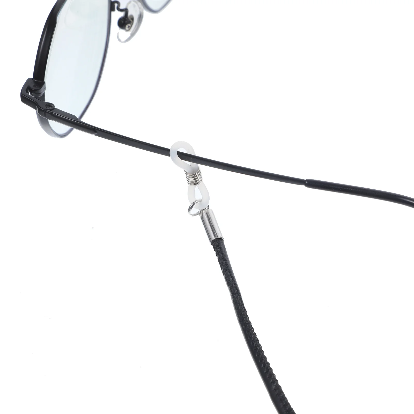 Glasses Strap for Men Rope Anti-slip Reading Sunglasses Lanyard Black Pu Men's Eyeglass Chains