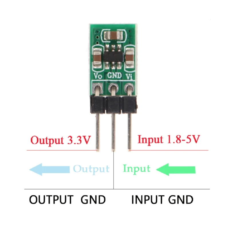 DC-DC automatic step-down module input 1.8V~5V to 3.3V