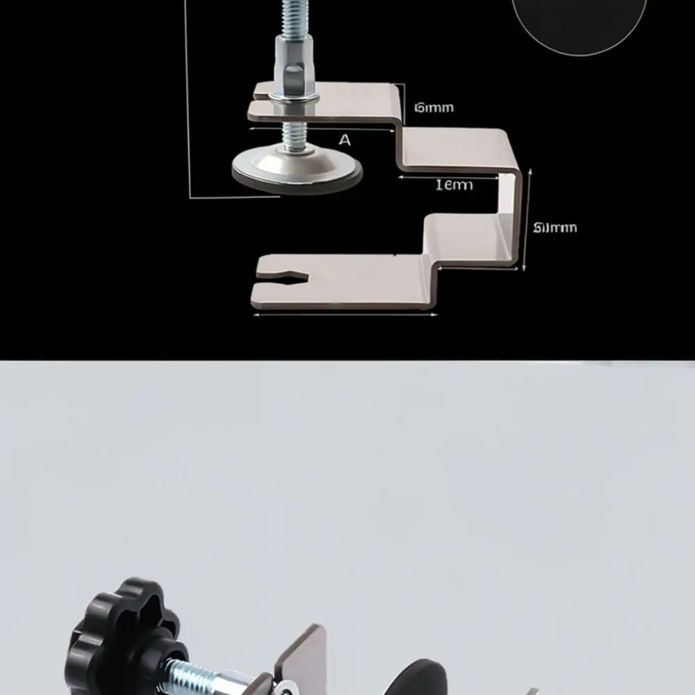 Cabinet Drawer Front Installation Clamp Professional Woodworking Jig Stainless Steel Hardware Fixing Tool For Furniture Assembly