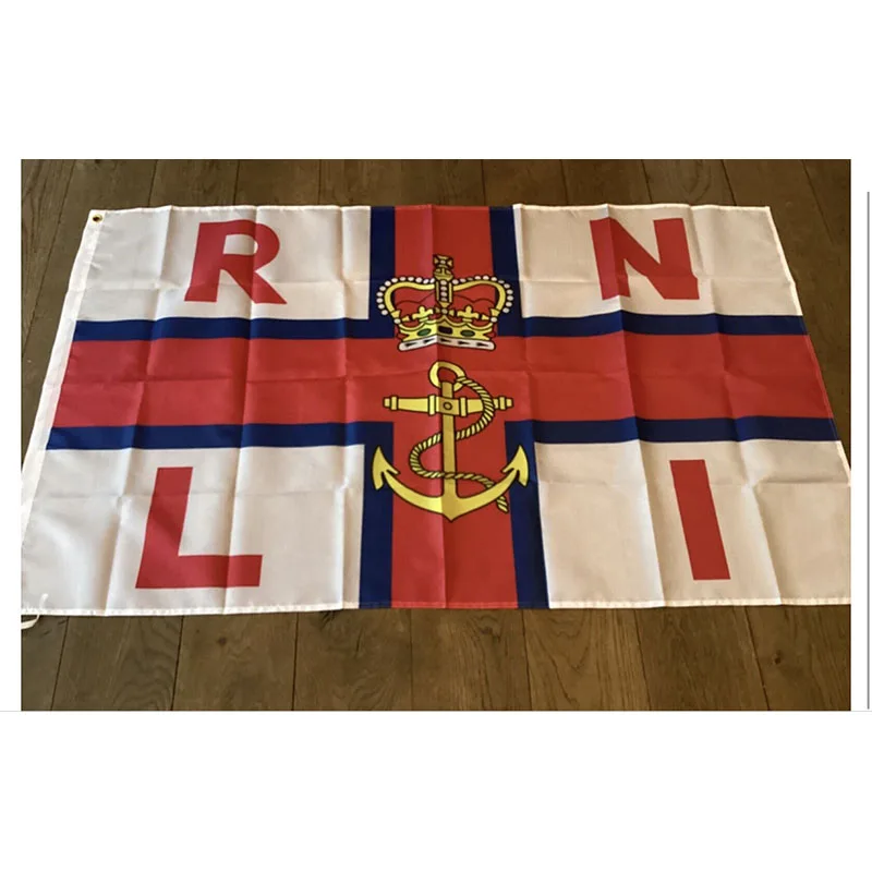 3x5ft SINGLE SIDE FOR RNLI National Lifeboat Flag