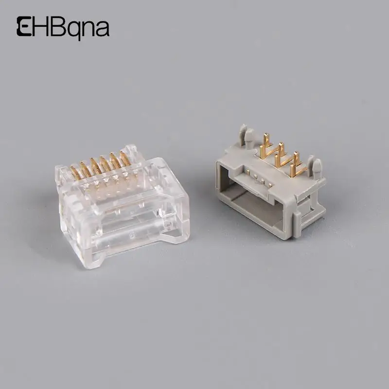 Crystal Connector For Wedo 2.0 Cable 25cm MOC PF Motor Repair Wire Crystal Head Connectors Metal Chip/Gray Socket For All Brand