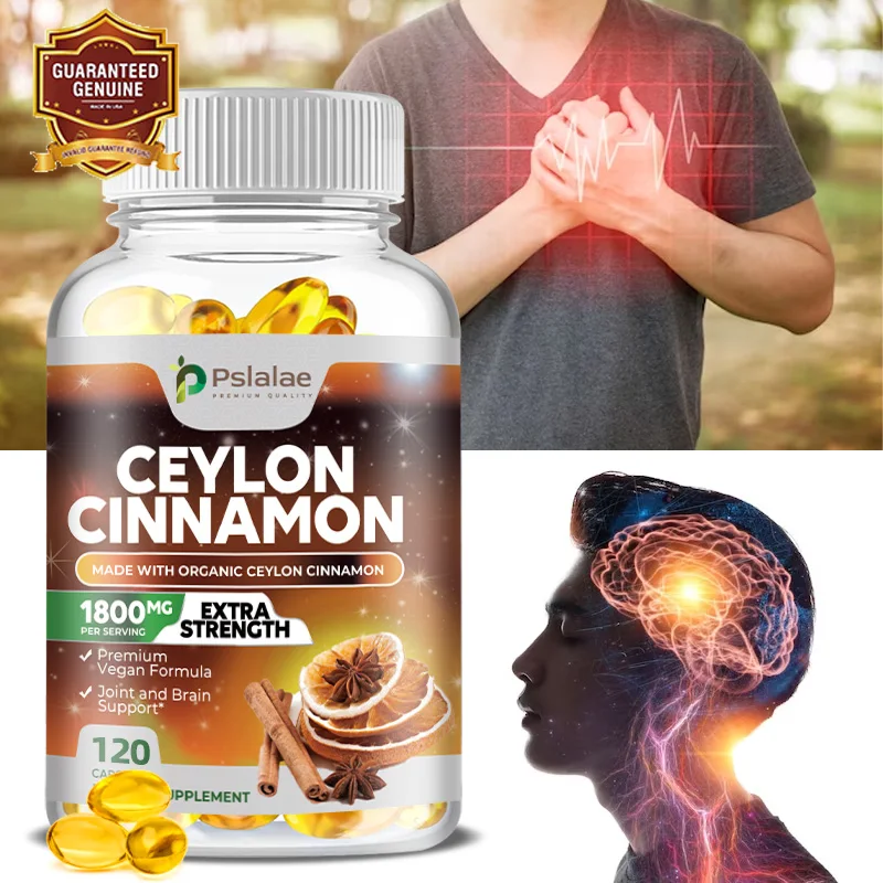 Ceylon Cinnamon - Blood Circulation Supplement, Brain and Joint Support